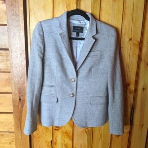 J Crew Schoolboy Blazer Grey - Size 6